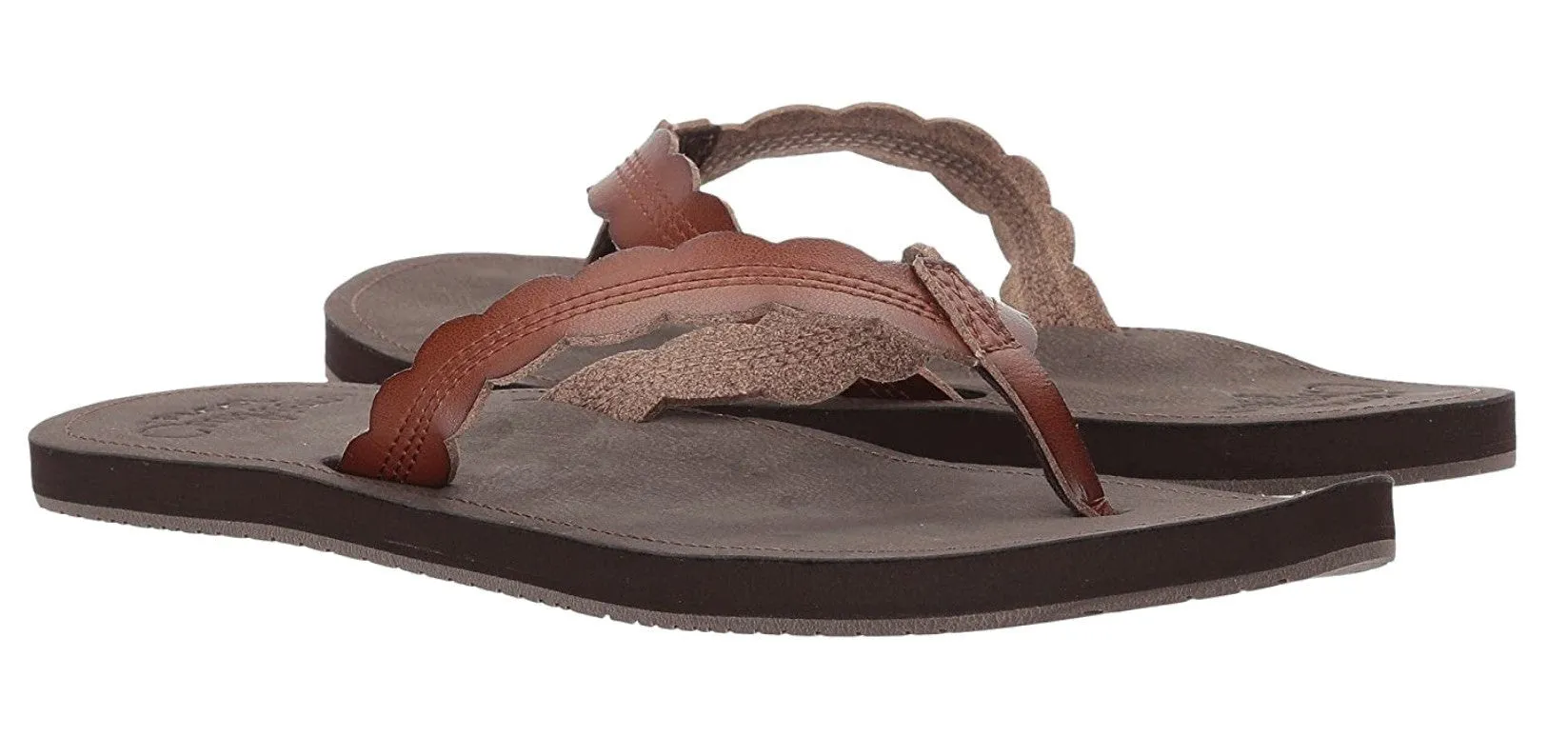 Reef Women's Arch Support Cushion Celine Rust Brown Flipflop