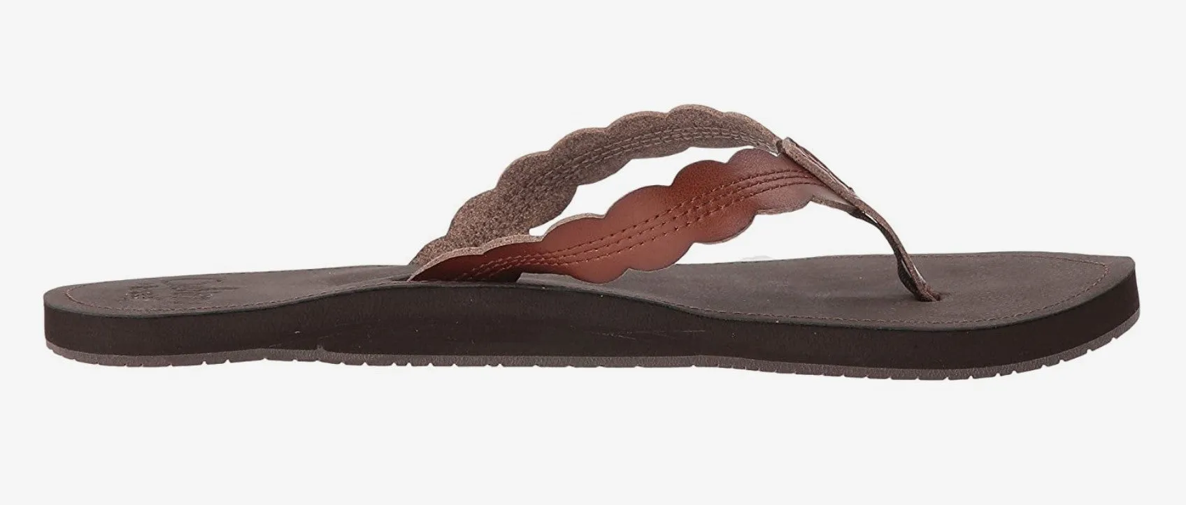 Reef Women's Arch Support Cushion Celine Rust Brown Flipflop