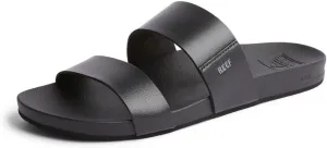 Reef Women's Cushion Vista Fashion Slide Sandal, Vegan Leather Strap, Soft Footbed
