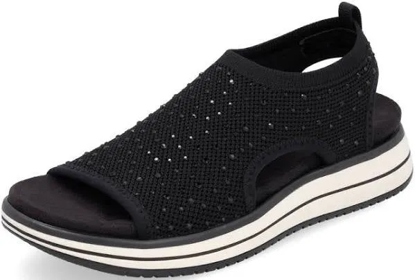Remonte D1J55-00 Black Sparkle Sandal