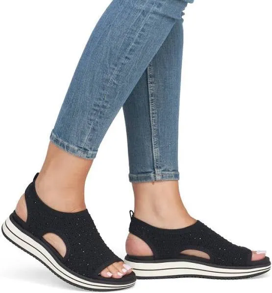 Remonte D1J55-00 Black Sparkle Sandal