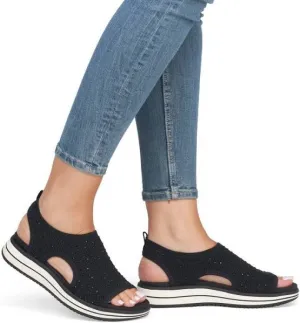 Remonte D1J55-00 Black Sparkle Sandal