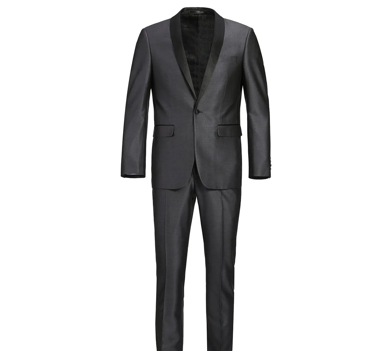 Renoir 201-17  Slim Fit 2-Piece Shawl Lapel Slim Fit Tuxedo Suit