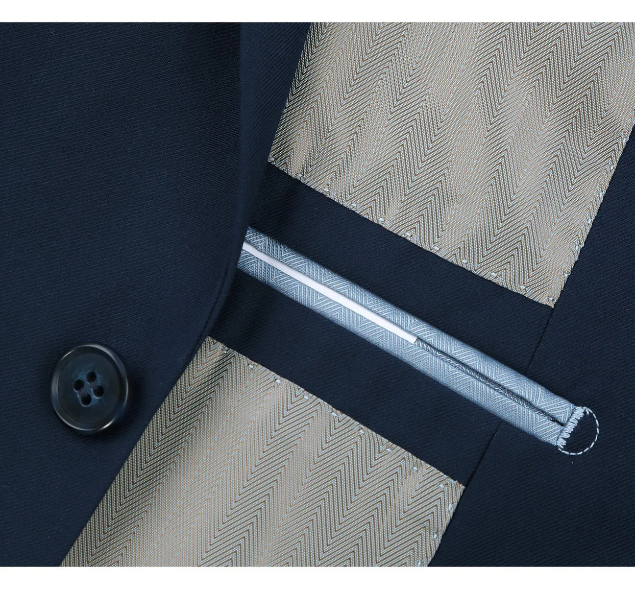 Renoir 201-19  2-Piece Single Breasted Notch Lapel Slim Fit Suit
