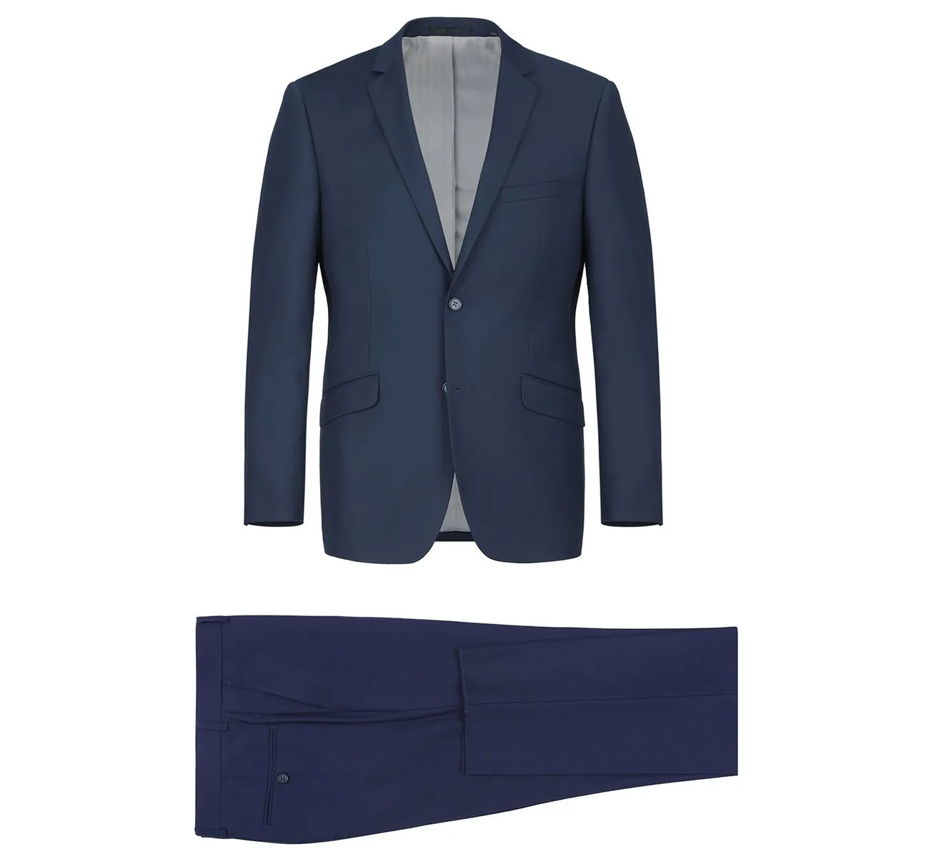 Renoir 201-19  2-Piece Single Breasted Notch Lapel Slim Fit Suit