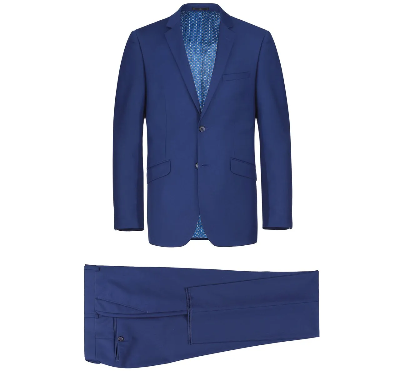 Renoir 201-20  2-Piece Single Breasted Notch Lapel Slim Fit Suit