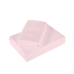 Royal Comfort 1200 Thread Count Sheet Set 4 Piece Ultra Soft Satin Weave Finish - Double - Soft Pink