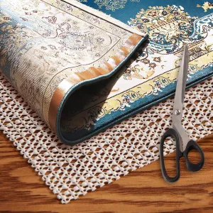 Rug Pad Gripper 8x11 - Large Rugpad Non Skid for Carpet Hardwood Floor Non Slip Throw Carpet Area No Slipping Mat Padding