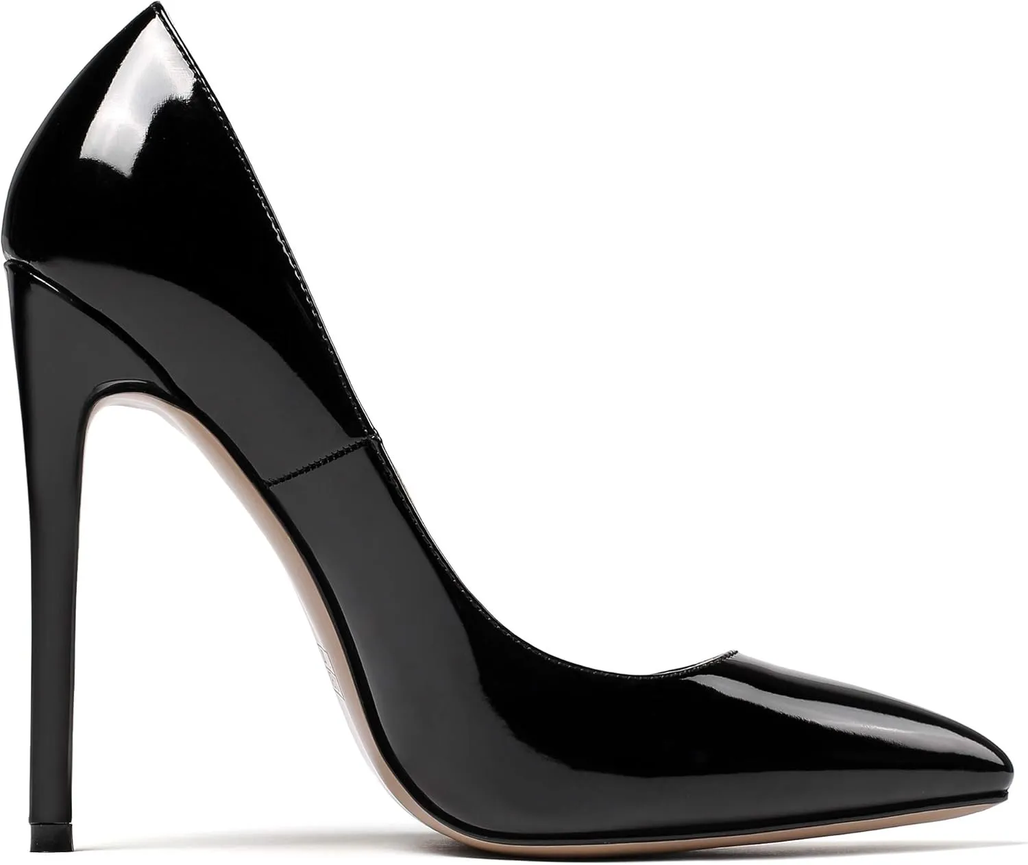 SAMMITOP Women's High Heels Pumps Pointed Toe Stiletto Shoes Slip-on Dress Pump