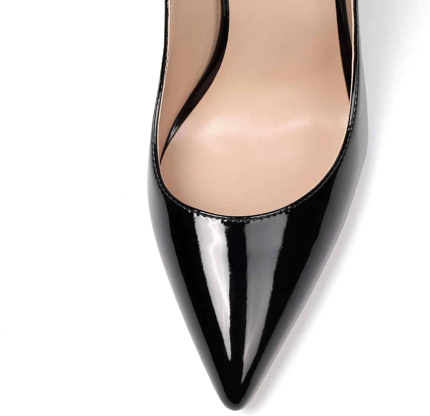 SAMMITOP Women's High Heels Pumps Pointed Toe Stiletto Shoes Slip-on Dress Pump