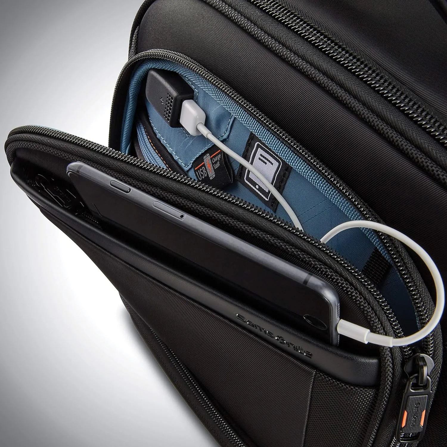 Samsonite Pro Slim Backpack, Shaded Grey/Black, One Size