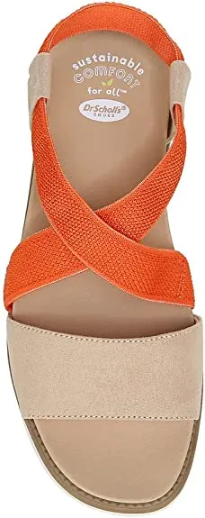 Sand Strappy Flat Attractive pricing Scholl's Dr. Smart-enabled Islander Open Slip On Sandals Toe Slingback