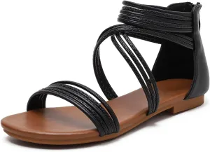 Sandals Women Dressy Summer Flat Strappy Cute Casual Beach shoes