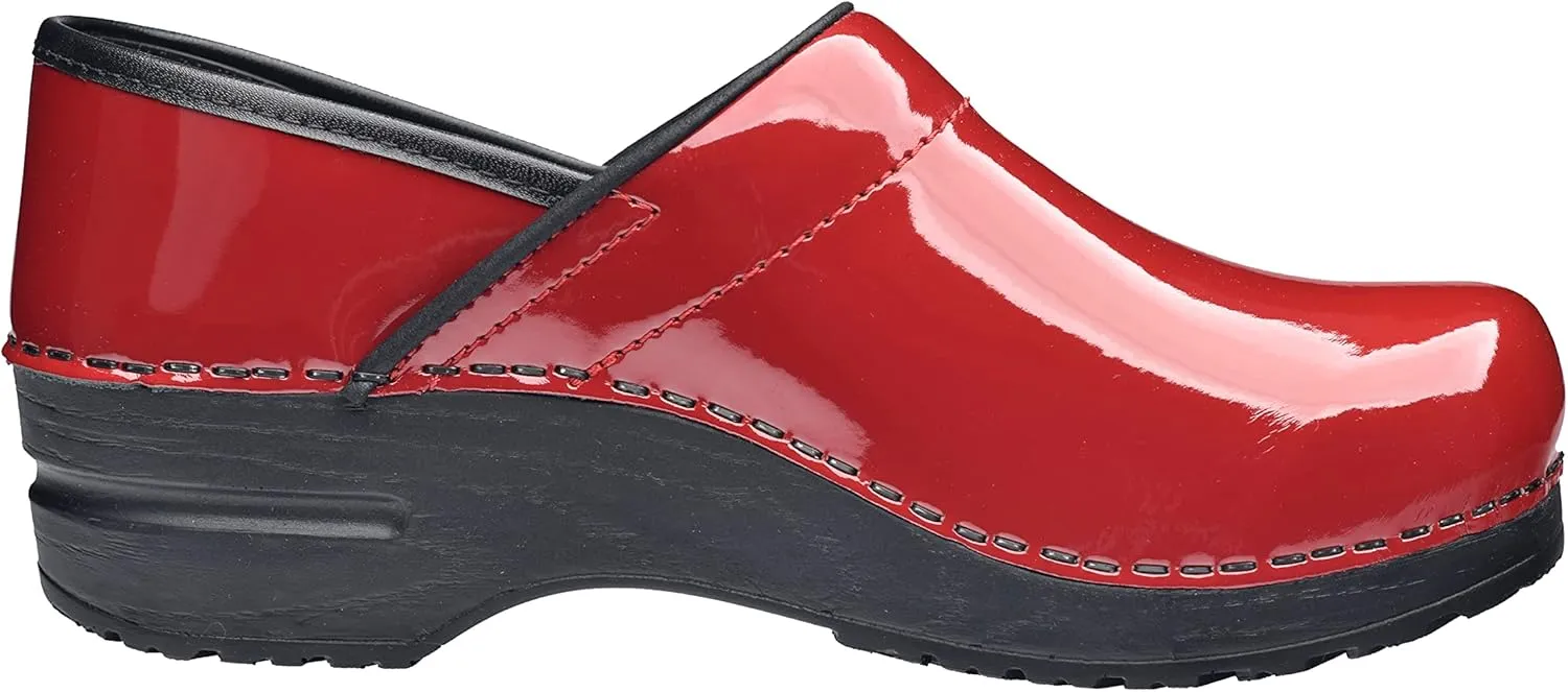 Sanita Pro Patent Professional Clogs for Women - Arch Support, Durable, Closed-Back, APMA-Approved Slip-On Shoes