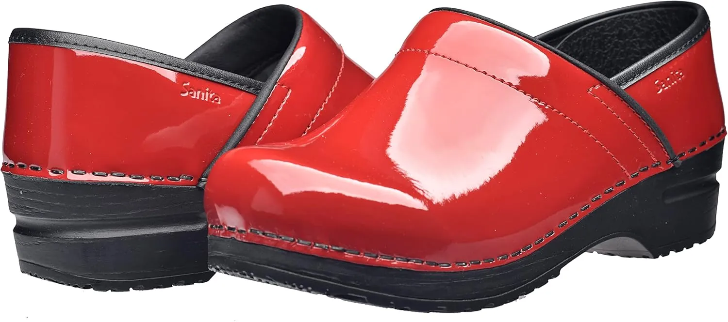 Sanita Pro Patent Professional Clogs for Women - Arch Support, Durable, Closed-Back, APMA-Approved Slip-On Shoes