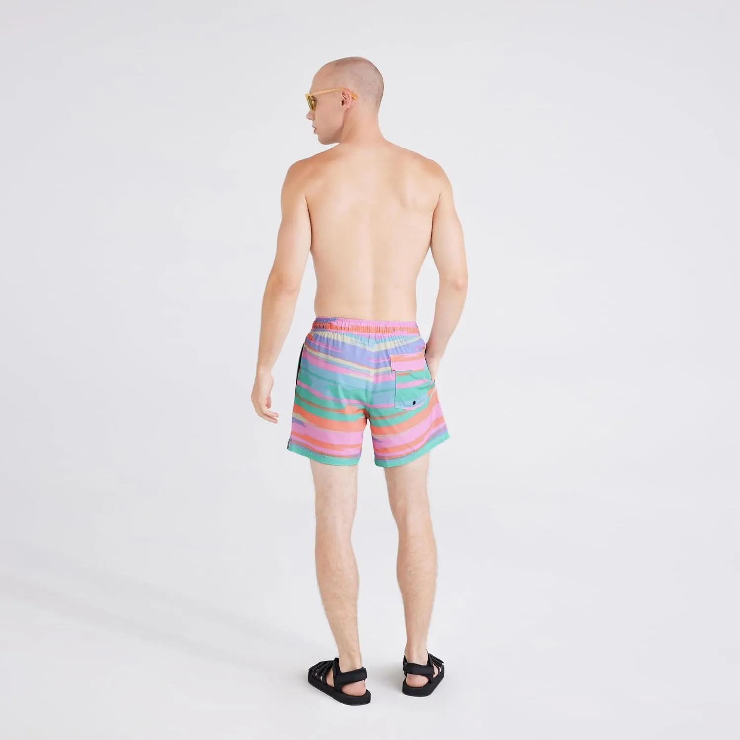 Saxx Men's Underwear - Oh Buoy 2N1 Volley 5" with Built-in Pouch Support - Shorts for Men, Spring