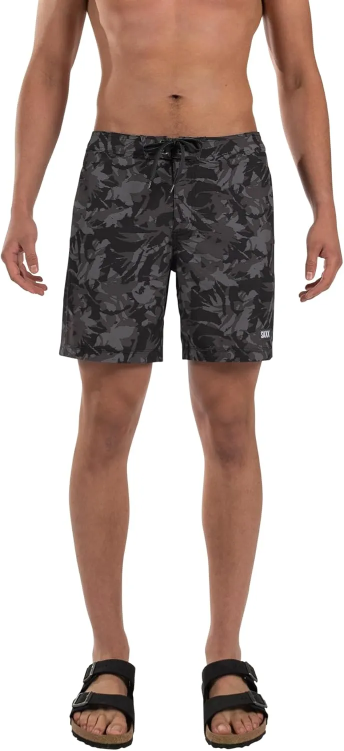 SAXX Underwear Co. Men's Betawave 2N1 Boardie 17" with Built-in Pouch Support, Core
