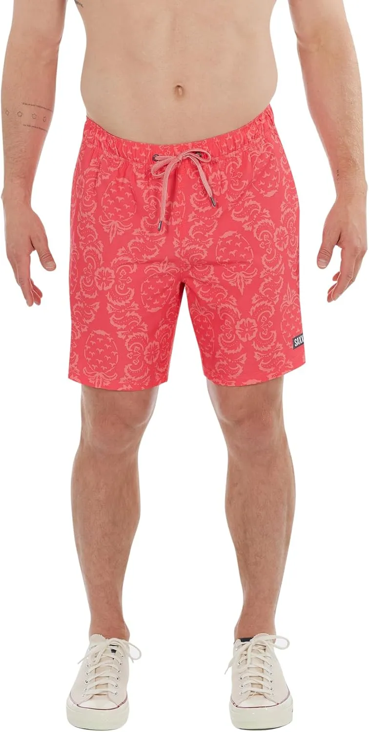 SAXX Underwear Co. Men's Oh Buoy 2N1 Volley 7" with Built-in Pouch Support, Fashion