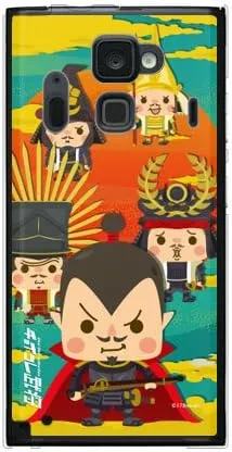 SECOND SKIN Choikore Warlords Fubu Tenka (Soft TPU Clear) Design by Takahiro Inaba/for Arrows NX F-06E/docomo DFJ06E-TPCL-705-J462