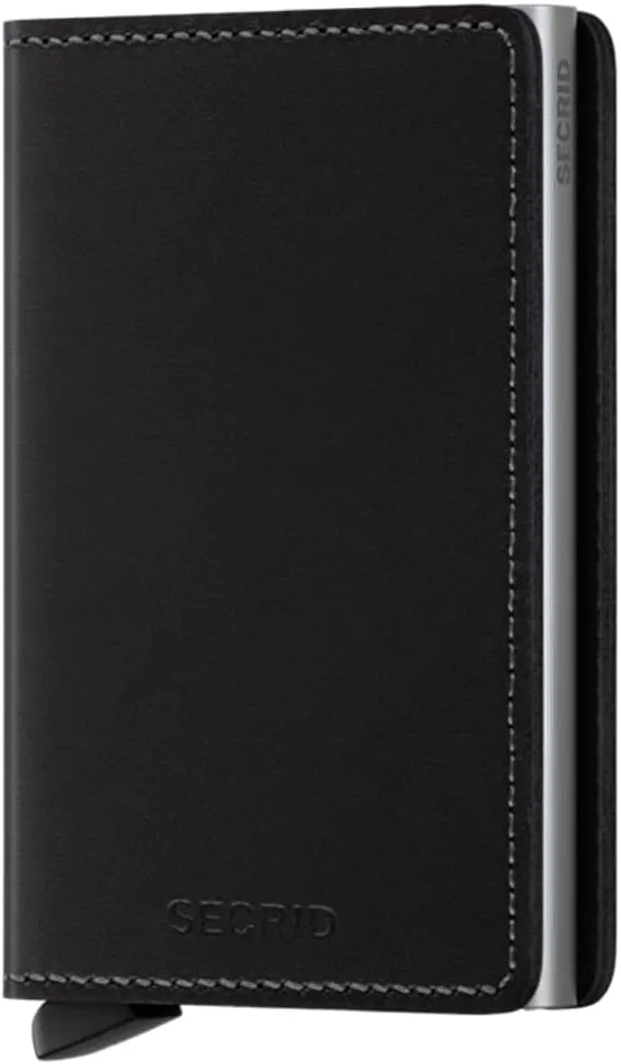Secrid Men's Wallet Case, Cognac, 16mm Slim