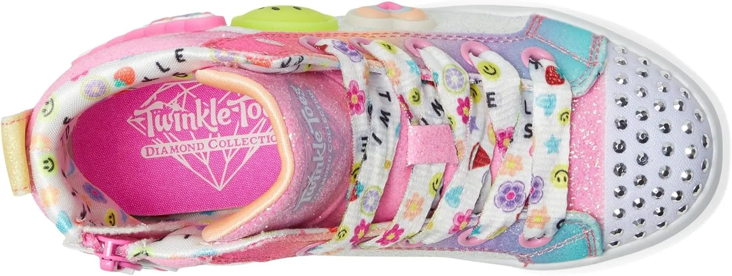 Skechers Girl's TWI-Lites 2.0-Bit of Happiness 314383l (Little Kid) Sneaker