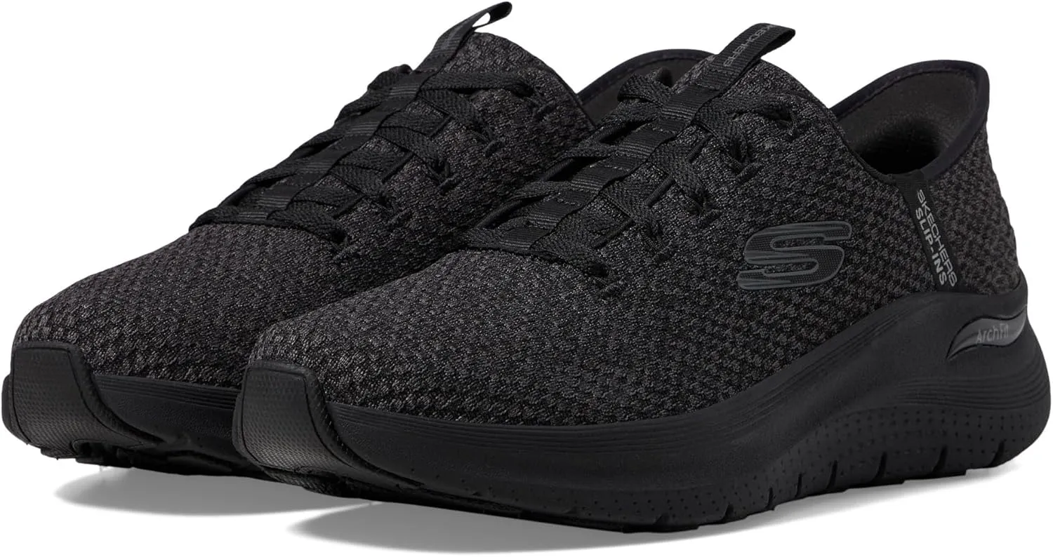 Skechers Men's Slip-ins: Arch Fit 2.0 - Look Ahead Knit Lace Up Slip On Sneakers