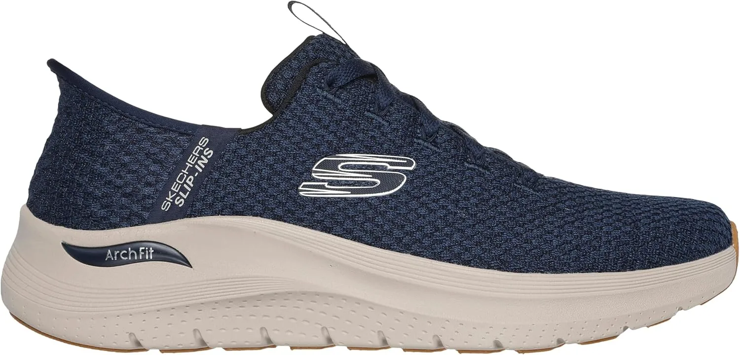 Skechers Men's Slip-ins: Arch Fit 2.0 - Look Ahead Knit Lace Up Slip On Sneakers
