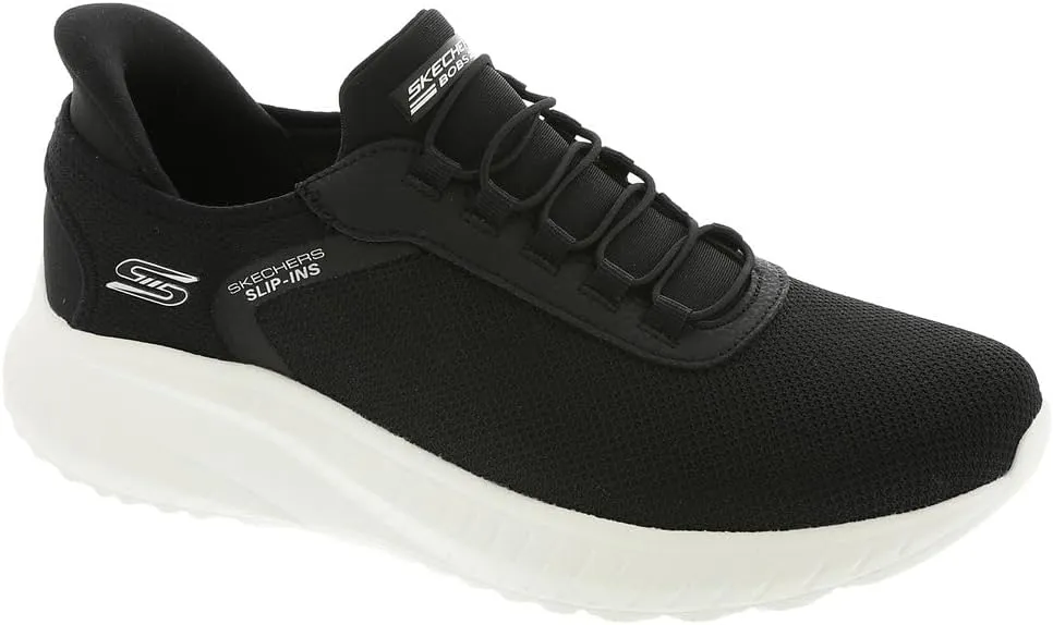 Skechers Men's Squad Chaos-Tough Walk Hands Free Slip-ins Sneaker, Black, 13