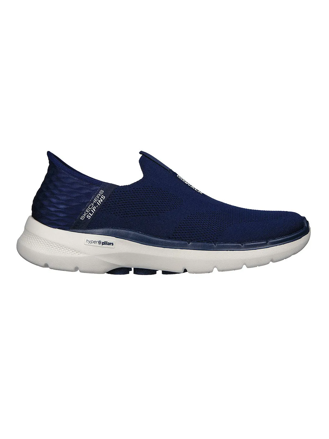Skechers Navy Men Go Walk 6 Easy On Slip On Sneakers