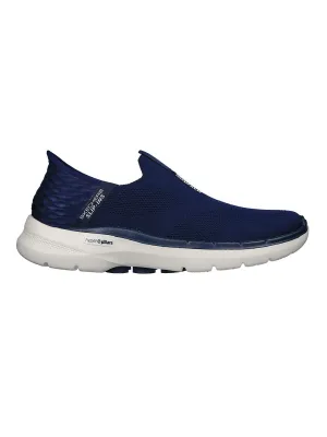 Skechers Navy Men Go Walk 6 Easy On Slip On Sneakers