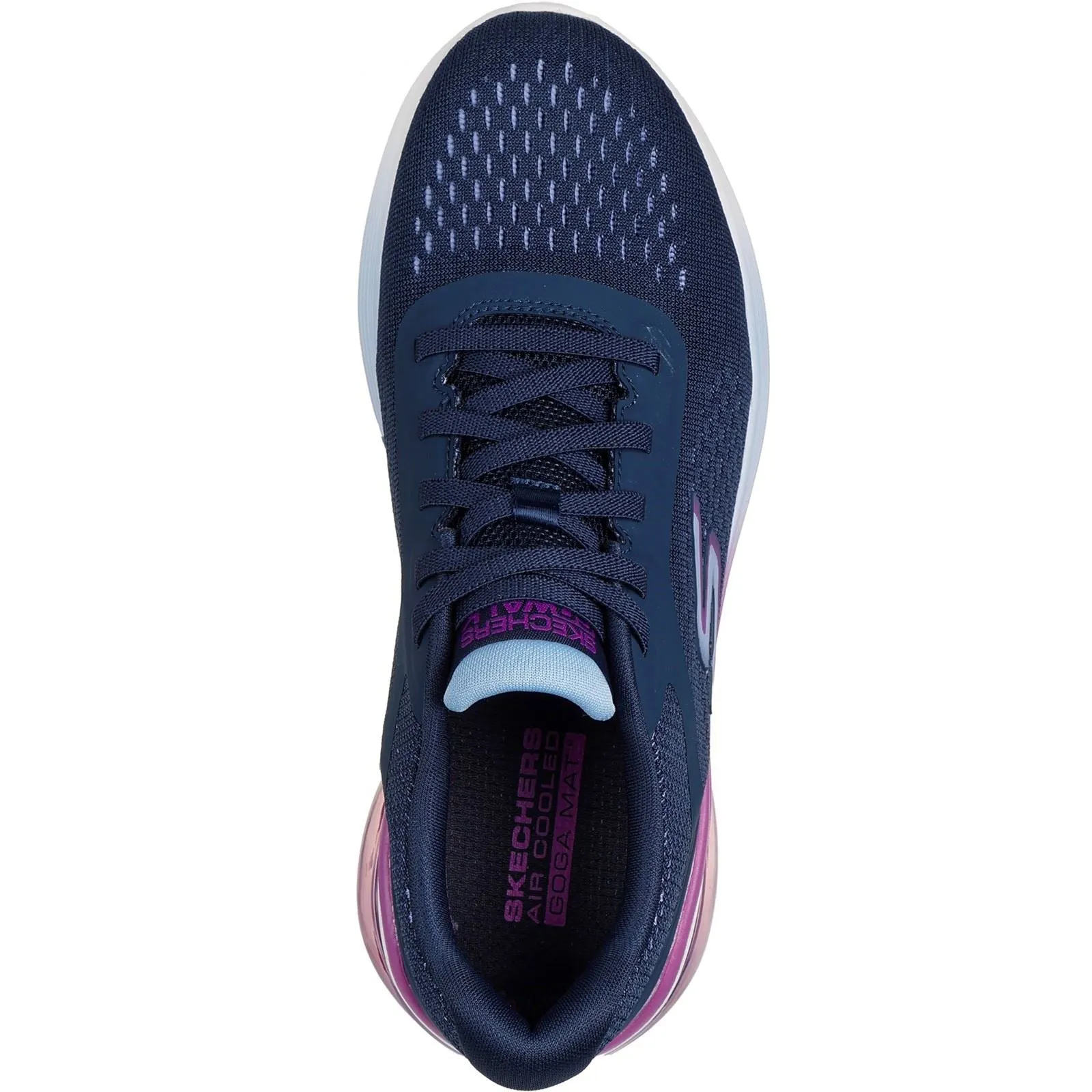 Skechers Women's Go Walk Air 3.0 Trainers in Navy/Purple