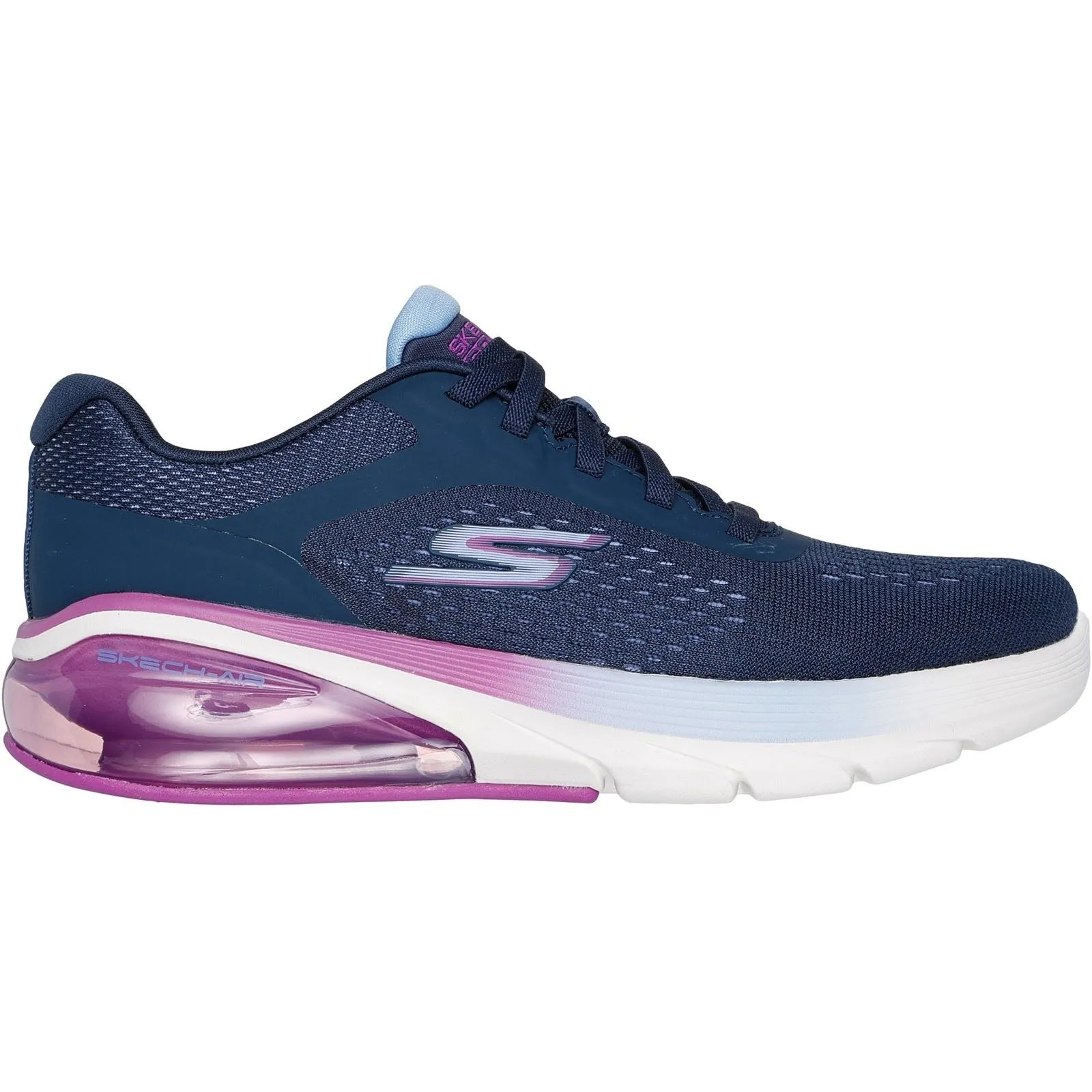 Skechers Women's Go Walk Air 3.0 Trainers in Navy/Purple