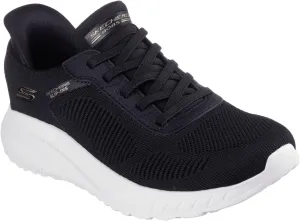 Skechers Women's Hands Free Slip-INS BOBS Squad Chaos-Current Muse Sneaker, Black/White, 13