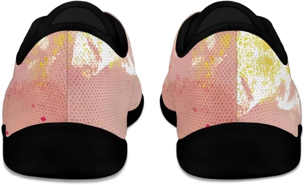 Slip On Shoes Wide Toe Box Zero Drop Fashion Sneakers Breathable Mesh Tennis Athletic Shoes for Women Men