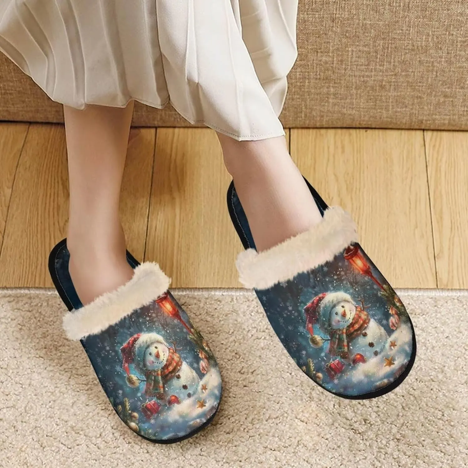 Slippers for Women Warm Soft Cozy Easy to Clean