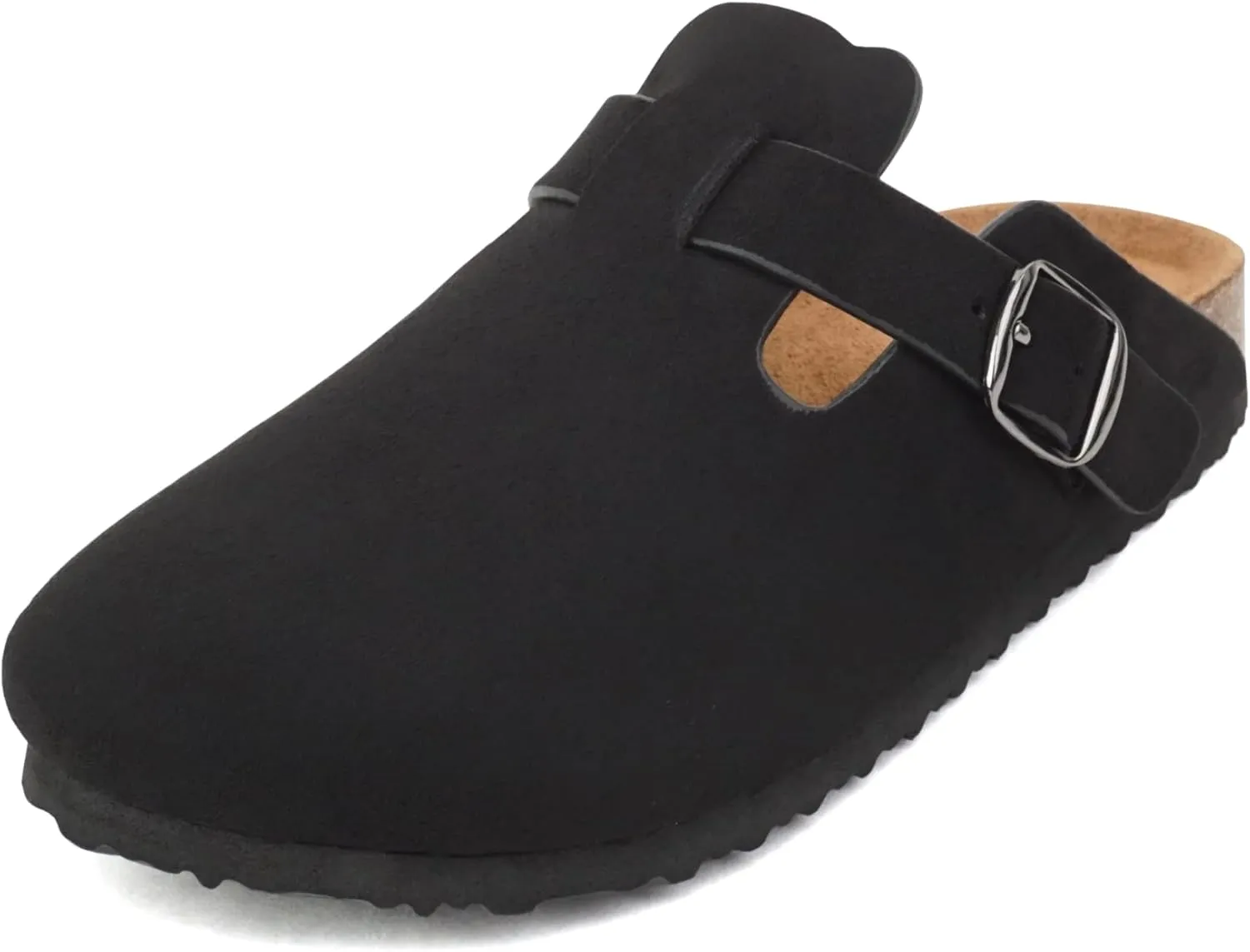 Soda Regis ~ Women Round Toe Buckle Strap Slip-On Flatform Clog