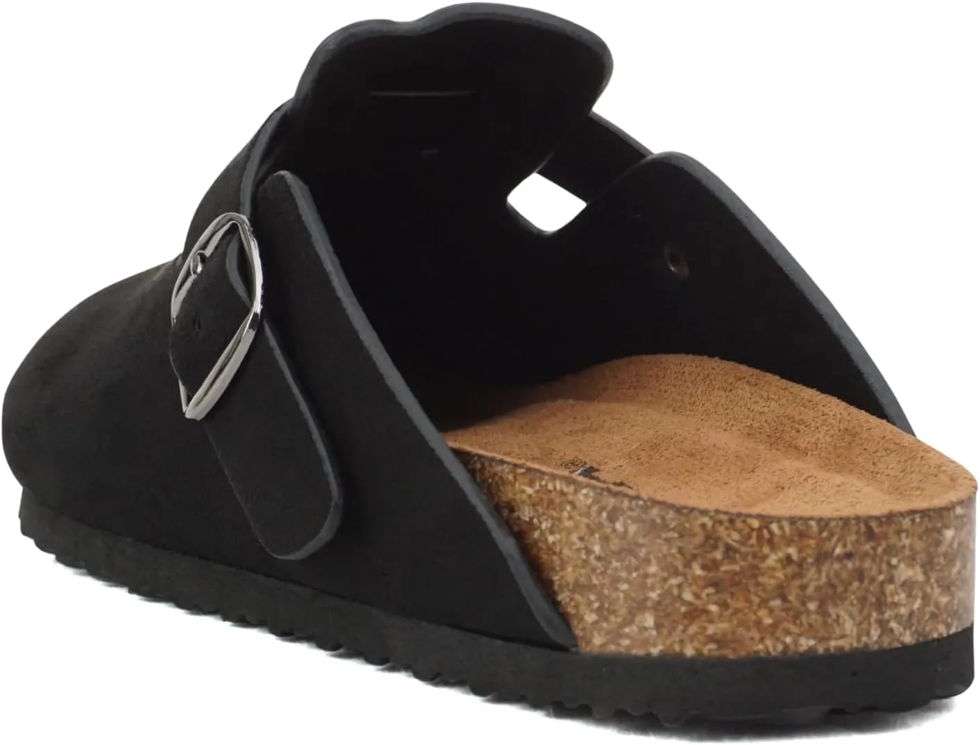 Soda Regis ~ Women Round Toe Buckle Strap Slip-On Flatform Clog