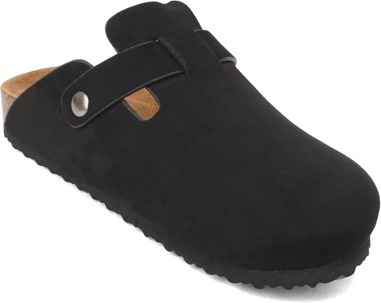Soda Regis ~ Women Round Toe Buckle Strap Slip-On Flatform Clog