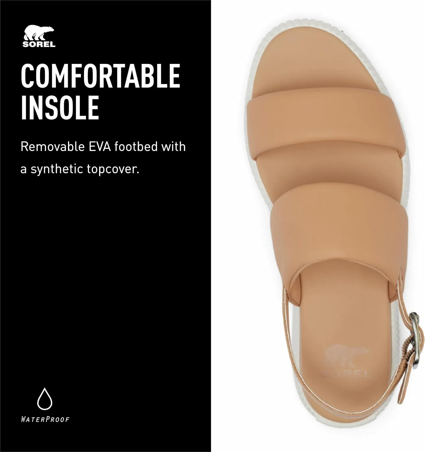 Sorel Women's Ona Streetworks Go To Flat Sandals