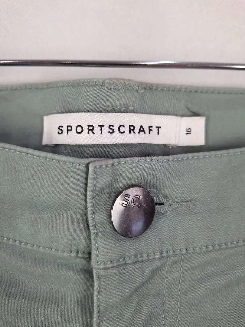 Sportscraft Soft Sage Casual Pants Size 16