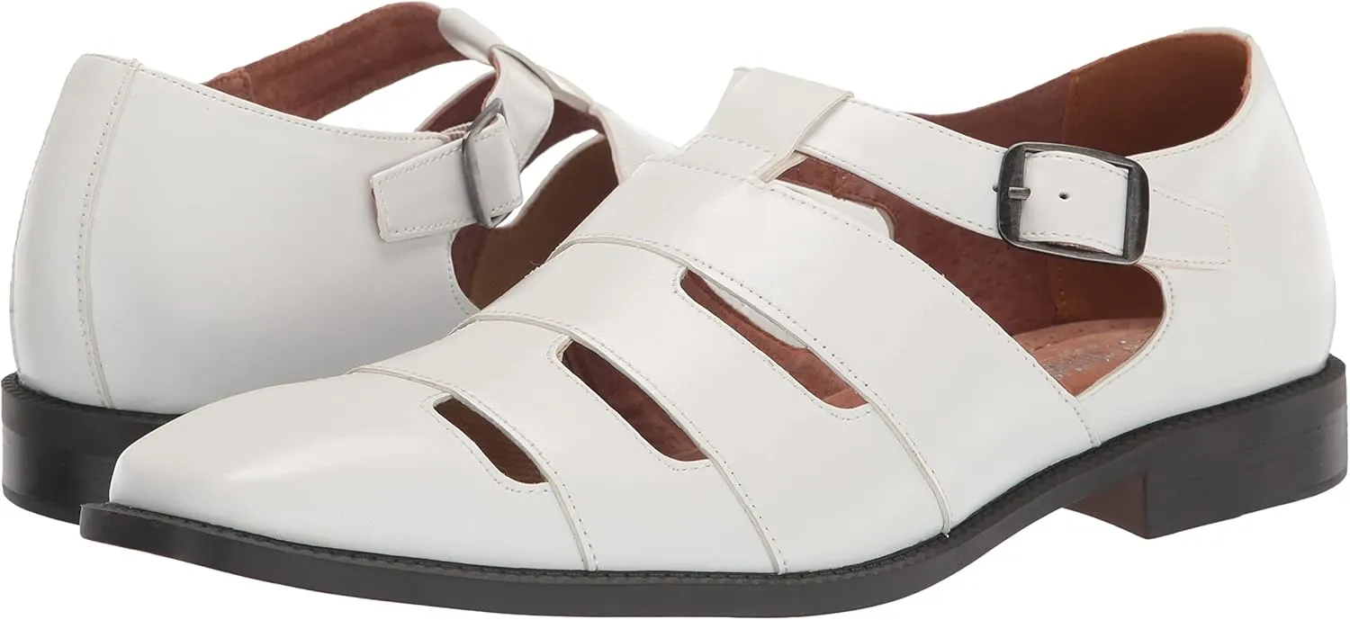 STACY ADAMS Men's Calderon City Sandal Flat