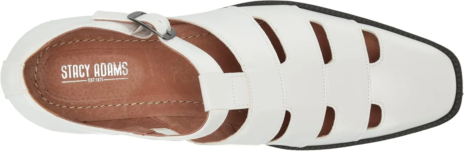 STACY ADAMS Men's Calderon City Sandal Flat
