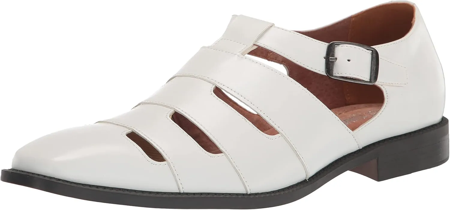 STACY ADAMS Men's Calderon City Sandal Flat
