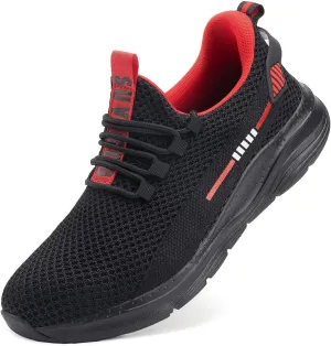 Steel Toe Shoes for Men Women Indestructible Puncture Proof Safety Work Shoes Comfortable Slip Resistant Sneakers Airy for Construction