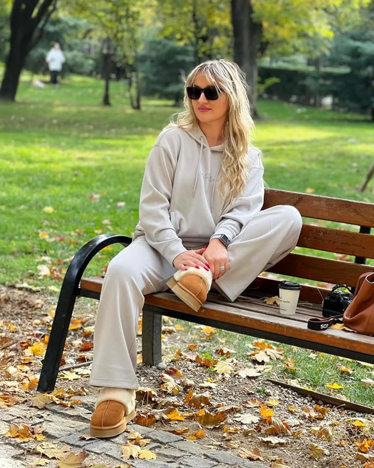 Stelle Plush Platform for Women Comfy Slippers Fleece Lining Removable Backstrap Fluffy Cozy Shoes Indoor Outdoor
