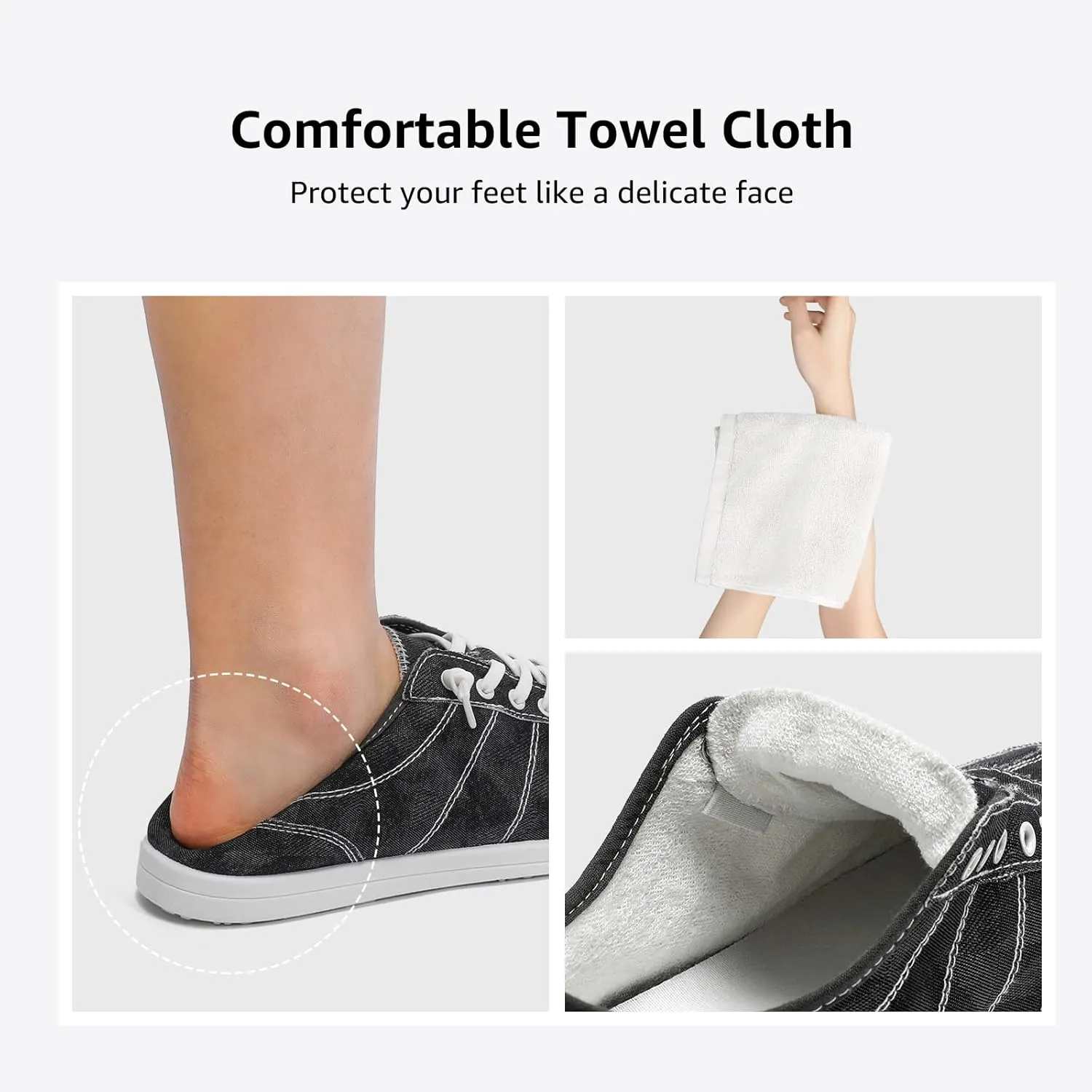 STQ Womens Slip On Shoes Orthopedic Walking Sneakers Casual Low Top Tennis Comfortable Classic