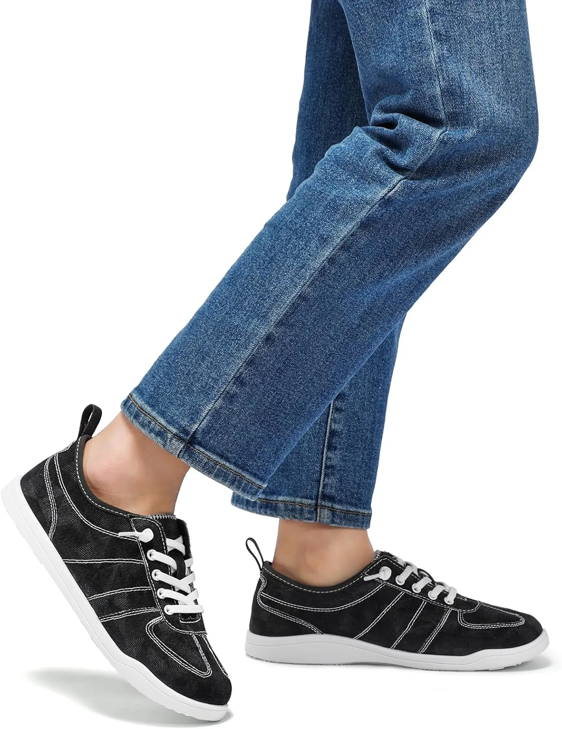 STQ Womens Slip On Shoes Orthopedic Walking Sneakers Casual Low Top Tennis Comfortable Classic