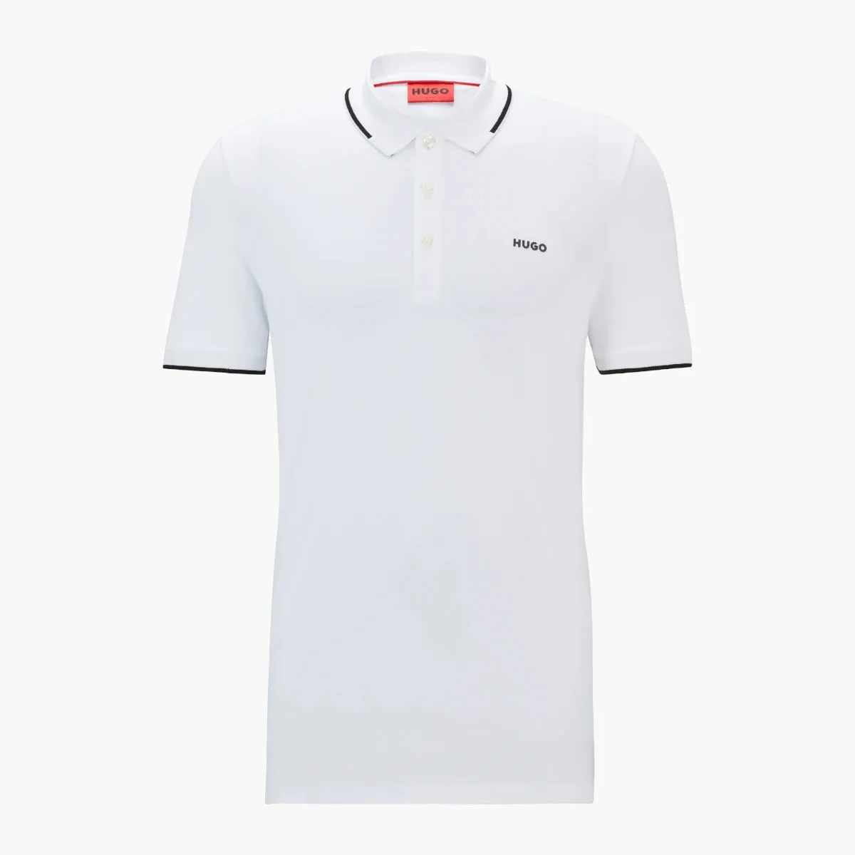 Stretch-Cotton Slim-Fit Polo Shirt With Printed Logo