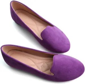 Stunner Women's Flats Classic Candy Colored Cute Slip On Ballet Shoes Soft Solid Dress Flat Shoes