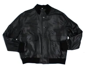 Supper Soft Leather Bomber Style Jacket SIZE XXL